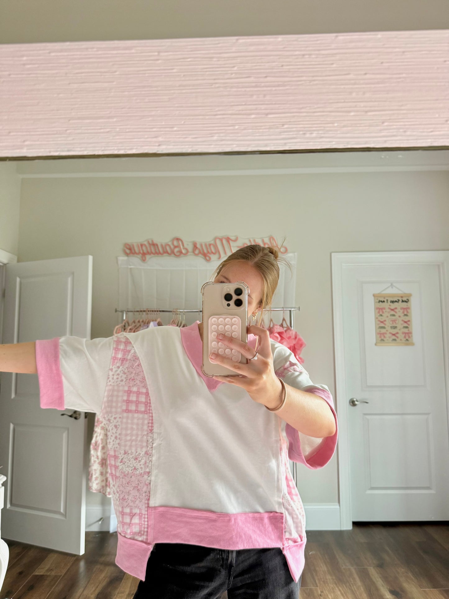 Amelia Patchwork Top